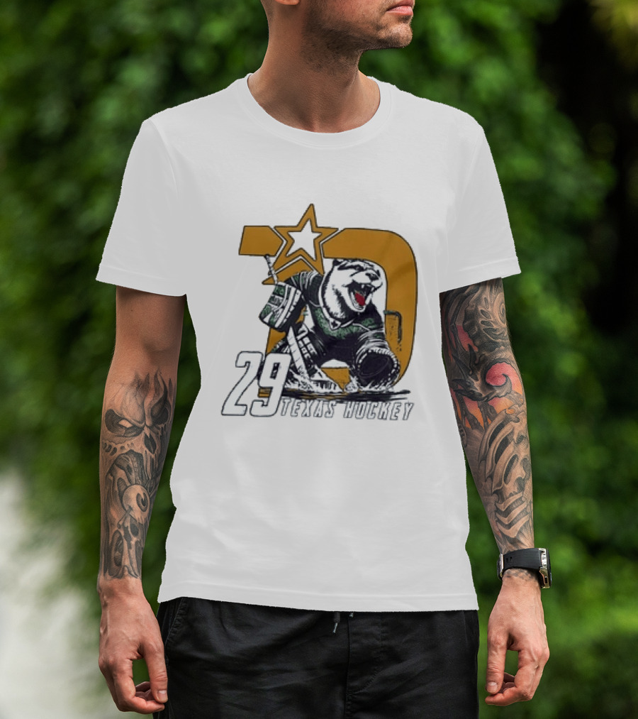 Texas Hockey Otter 29 Dallas Stars T-Shirt