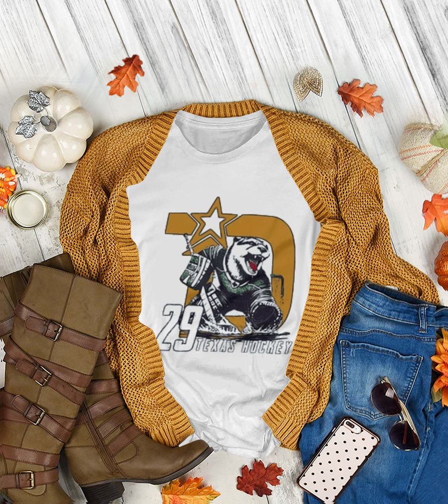 Texas Hockey Otter 29 Dallas Stars T-Shirt
