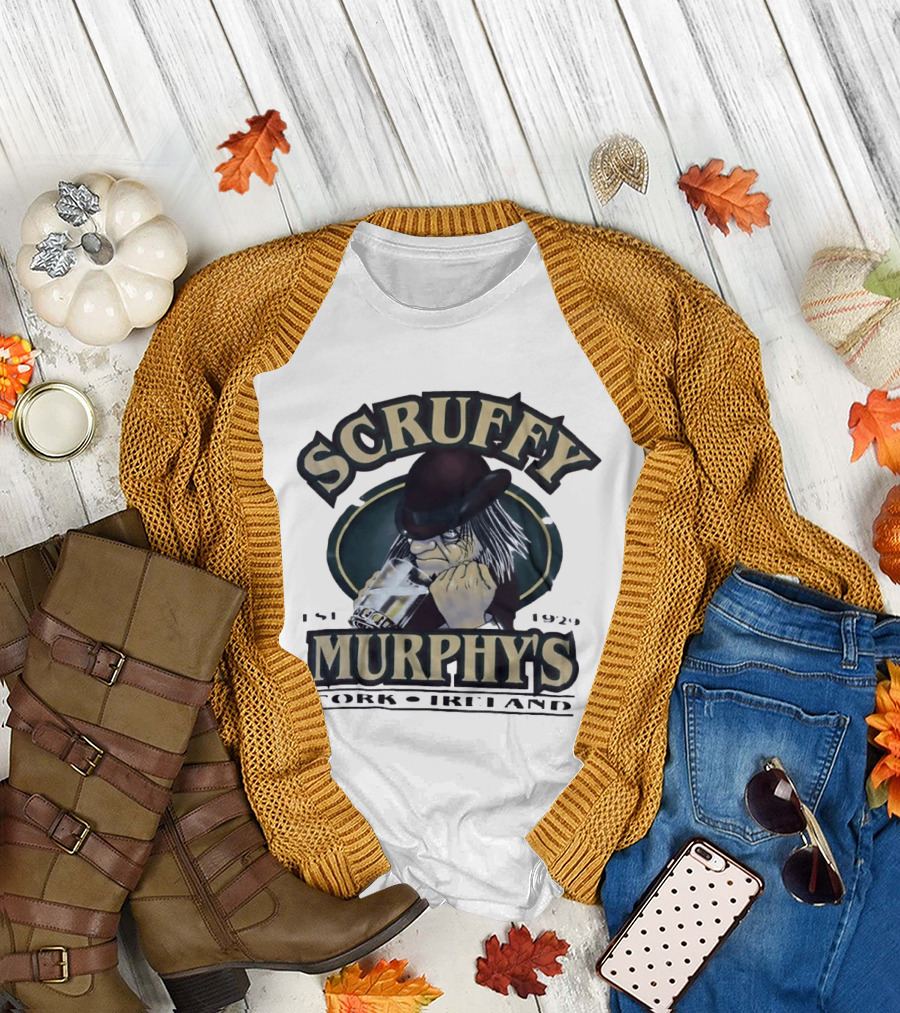 Scruffy Murphys Cork Ireland Est 1929 Irish Pub Vintage Character With Beer T-Shirt