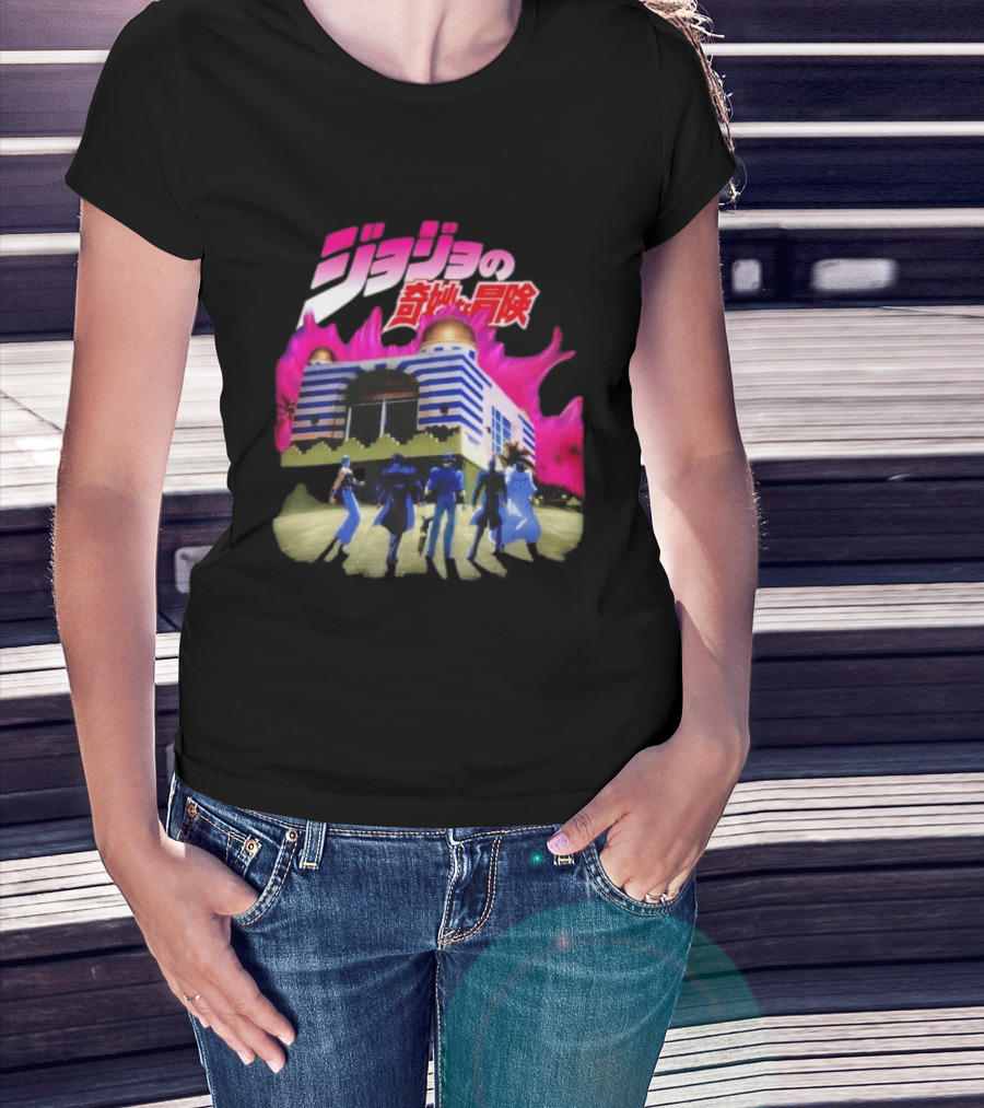 JoJo's Bizarre Adventure Stardust Crusaders Dio's Mansion Kanji T-Shirt