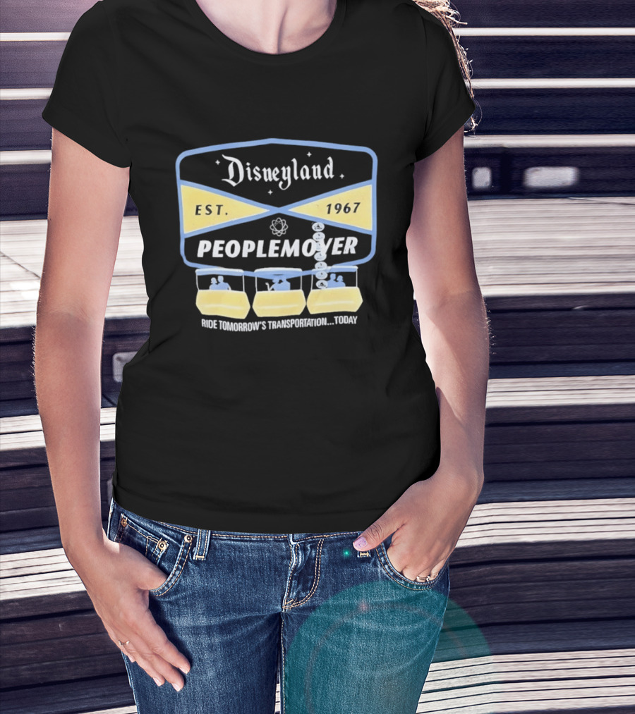 Disneyland PeopleMover EST 1967 Ride Tomorrow's Transportation Today T-Shirt