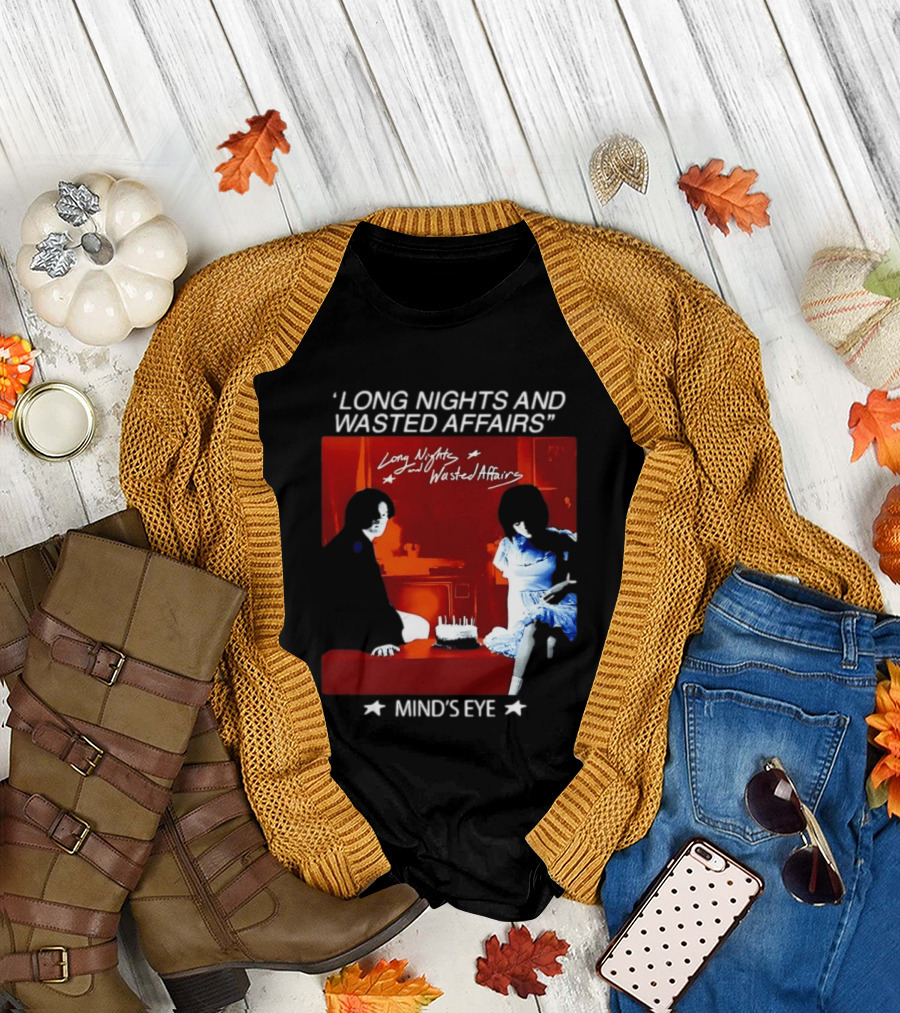 Long Nights And Wasted Affairs Mind's Eye Vintage Party Scene T-Shirt