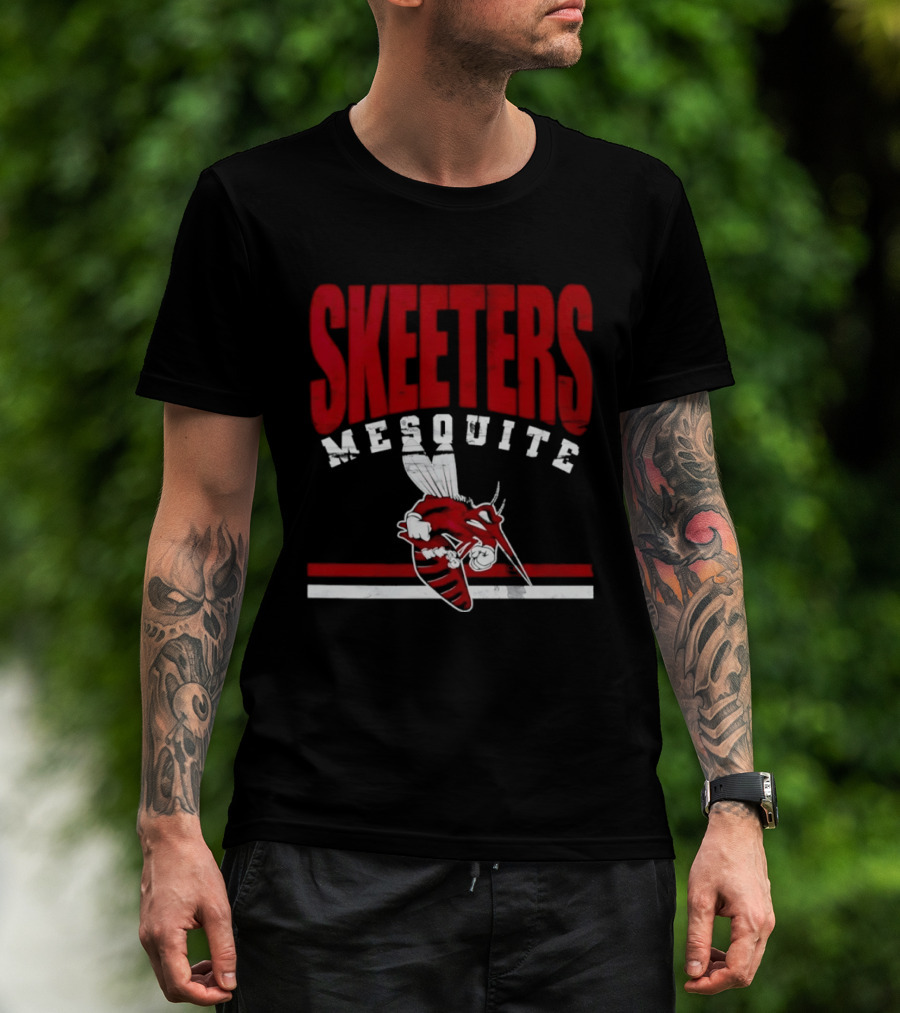 Mesquite Skeeters Distressed Baseball Texas T-Shirt