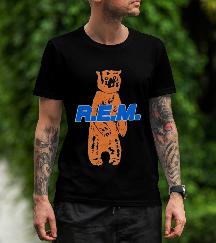 R.E.M. Bear Alternative Rock Band T-Shirt