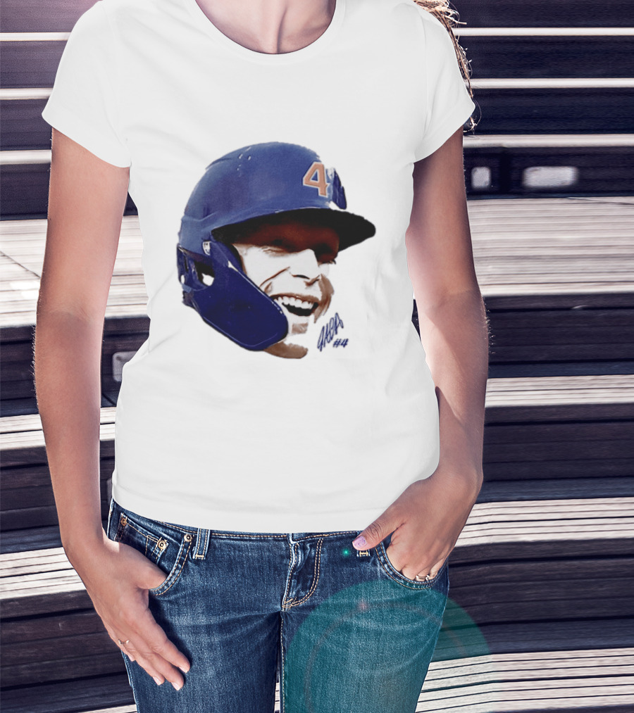 Pete Crow Armstrong Chicago Cubs Big Head Number 40 Baseball T-Shirt