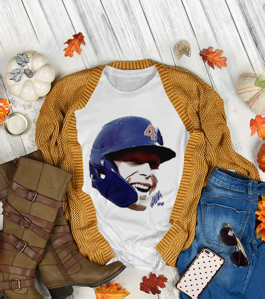 Pete Crow Armstrong Chicago Cubs Big Head Number 40 Baseball T-Shirt