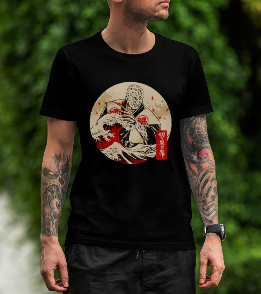 Freddy Krueger A Nightmare On Elm Street Japanese The Nightmare Samurai Ukiyo E T-Shirt