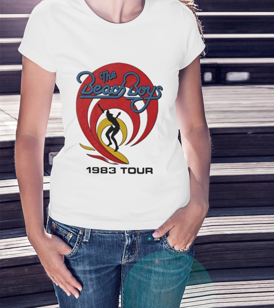 The Beach Boys 1983 Tour Vintage Surf Iconic Music Event T-Shirt