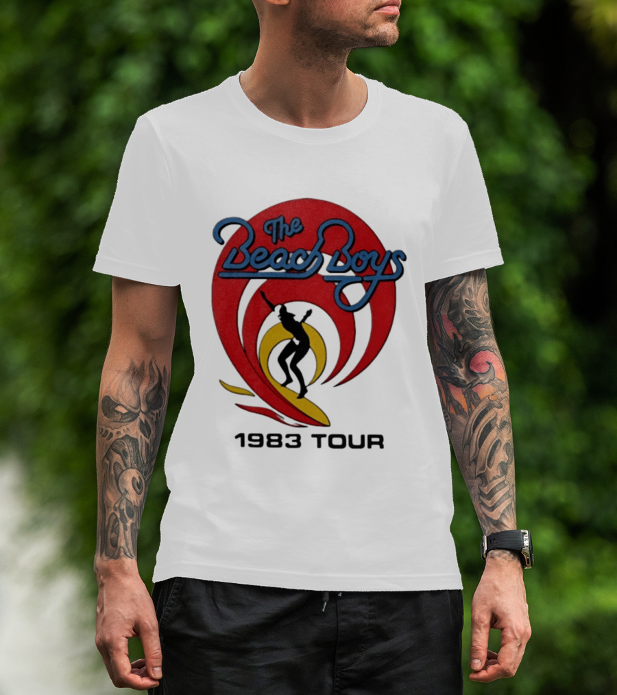 The Beach Boys 1983 Tour Vintage Surf Iconic Music Event T-Shirt