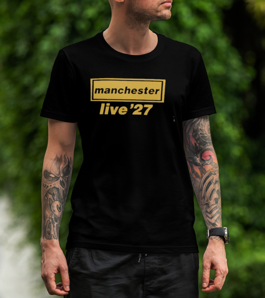Oasis Manchester Live 27 Vintage Concert T-Shirt