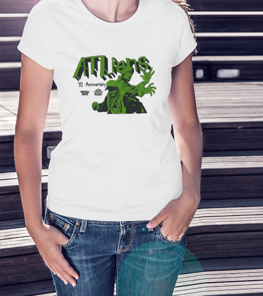 Outkast ATLiens 30th Anniversary Portaely Coffee Hip Hop Legends 90s Rap T-Shirt