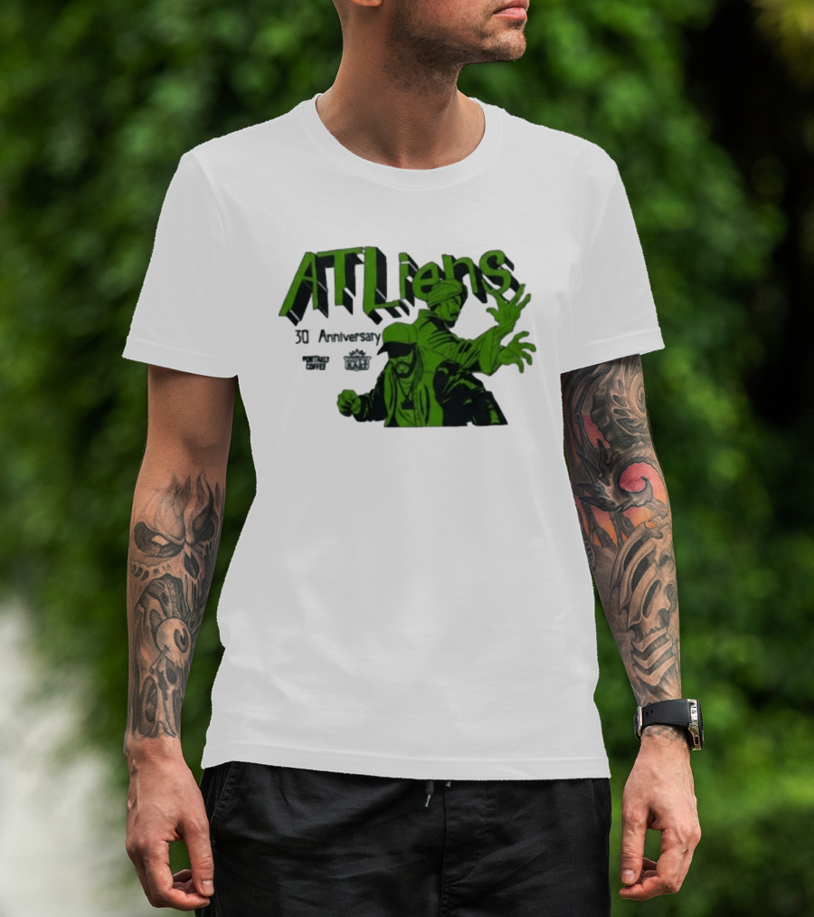 Outkast ATLiens 30th Anniversary Portaely Coffee Hip Hop Legends 90s Rap T-Shirt