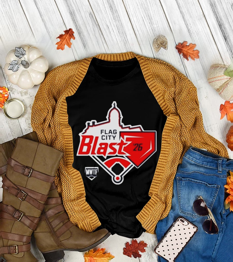 7th Annual Flag City Blast Softball '26 MWTF Event T-Shirt