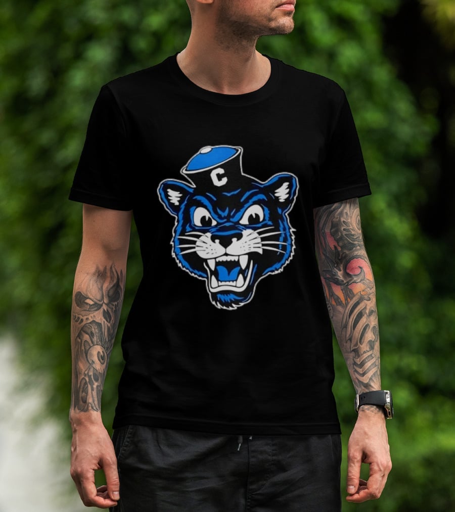 Columbia University Blue Panther Head T-Shirt