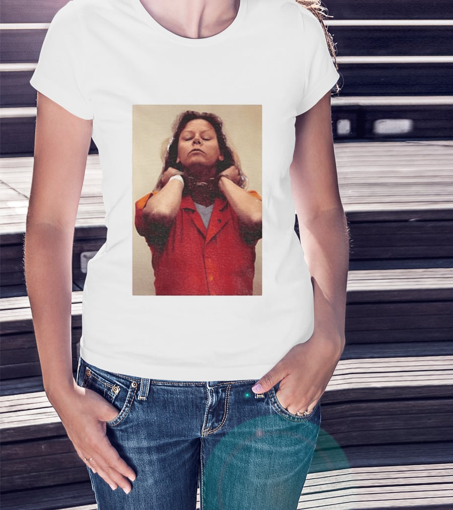 Aileen Wuornos True Crime Iconic Orange Jumpsuit Political T-Shirt
