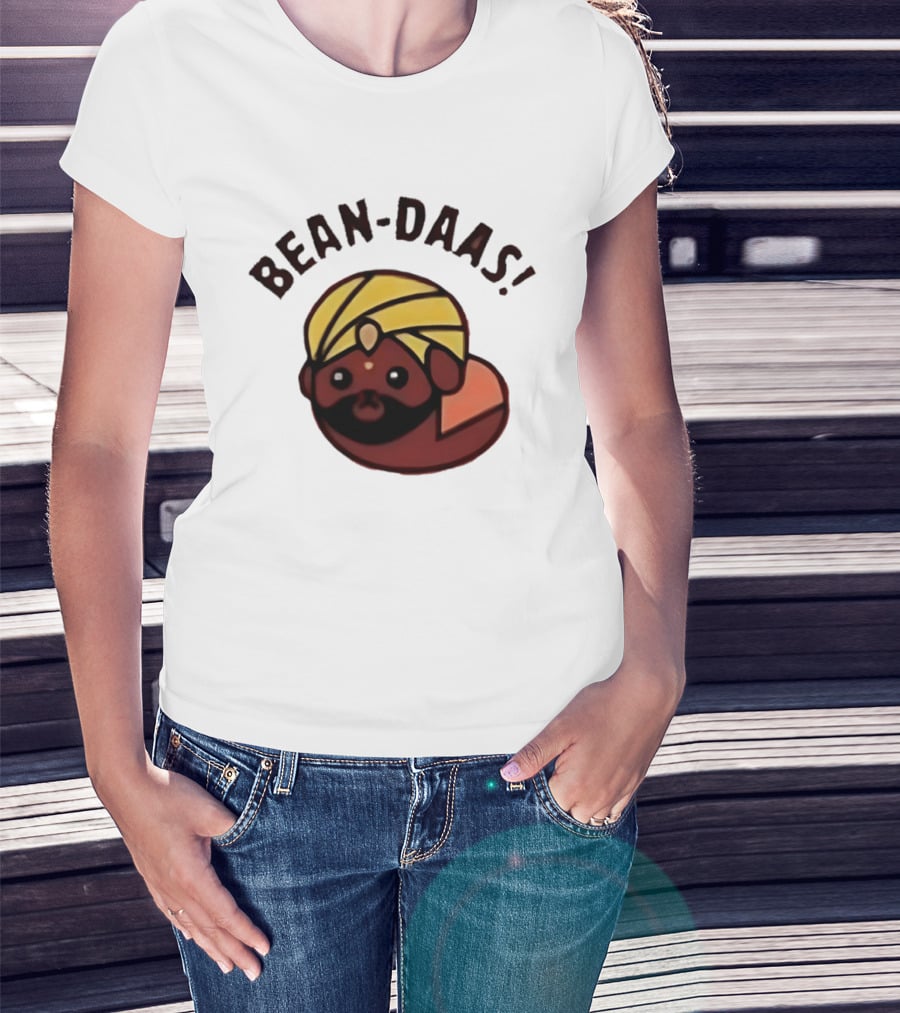 Bean Daas Turbaned Character With Mustache And Beard T-Shirt