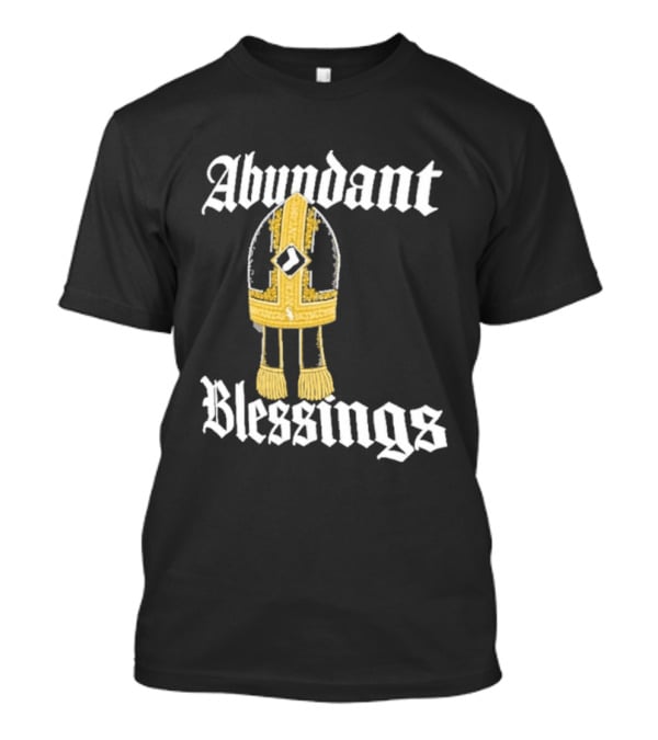 Abundant Blessings White Sox Pope Hat T-Shirt