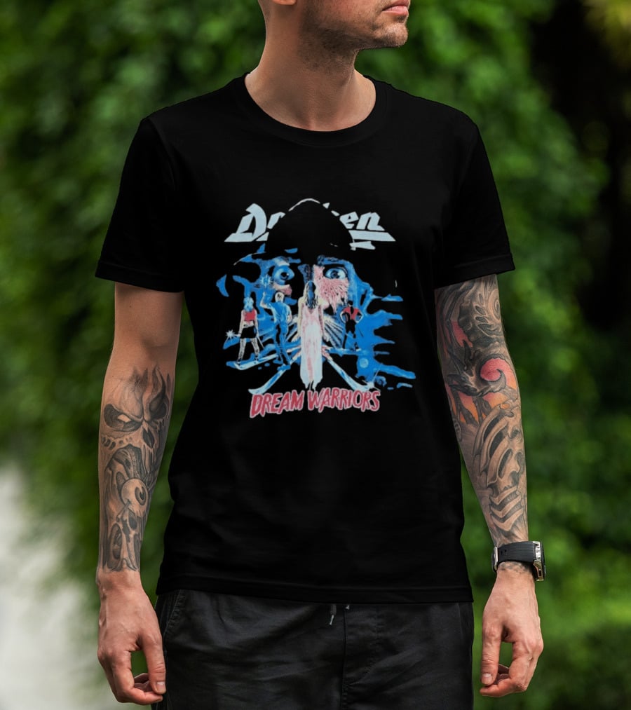 Dokken Dream Warriors A Nightmare On Elm Street Horror Music Collaboration T-Shirt