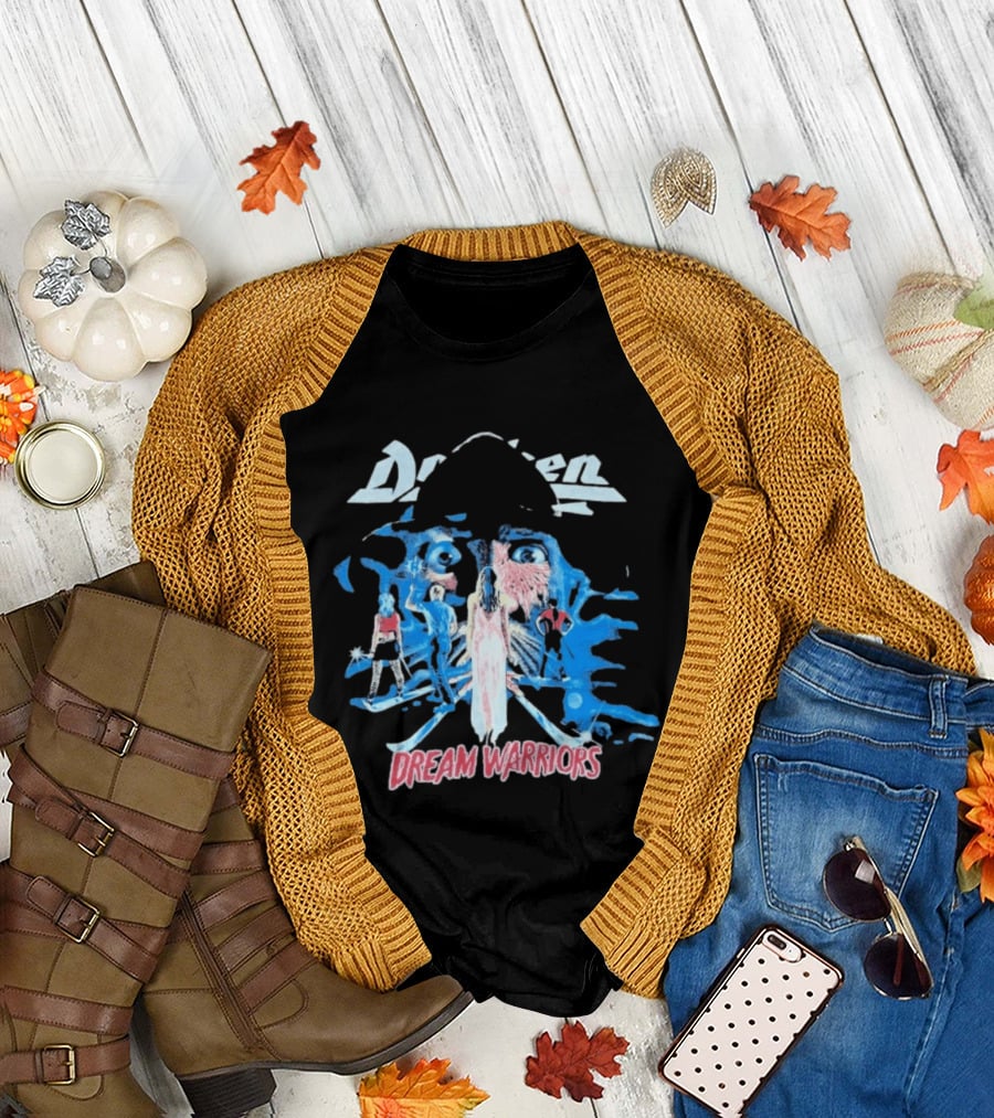 Dokken Dream Warriors A Nightmare On Elm Street Horror Music Collaboration T-Shirt