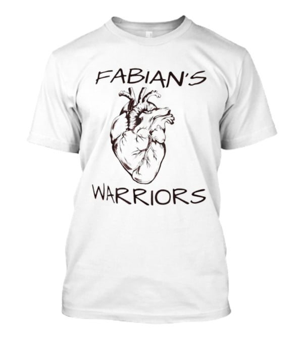 Fabian's Warriors Anatomical Heart T-Shirt