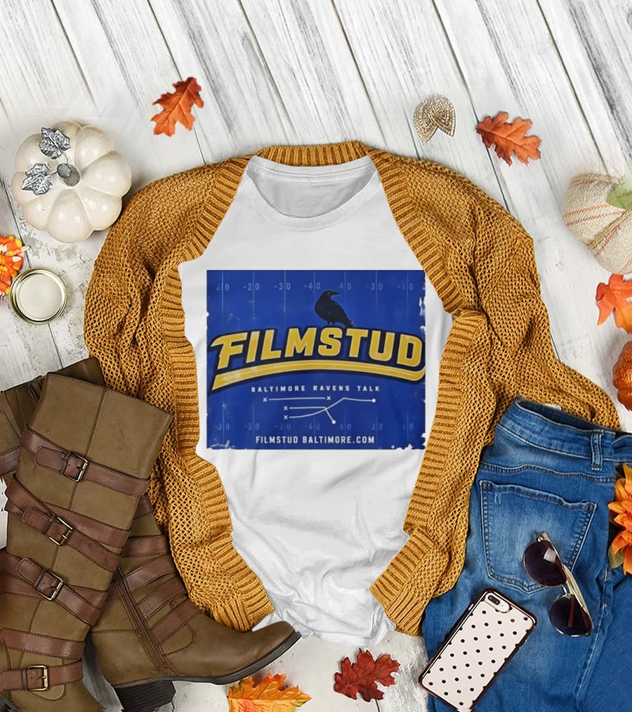 Filmstud Baltimore Ravens Talk Football FilmstudBaltimore.com T-Shirt