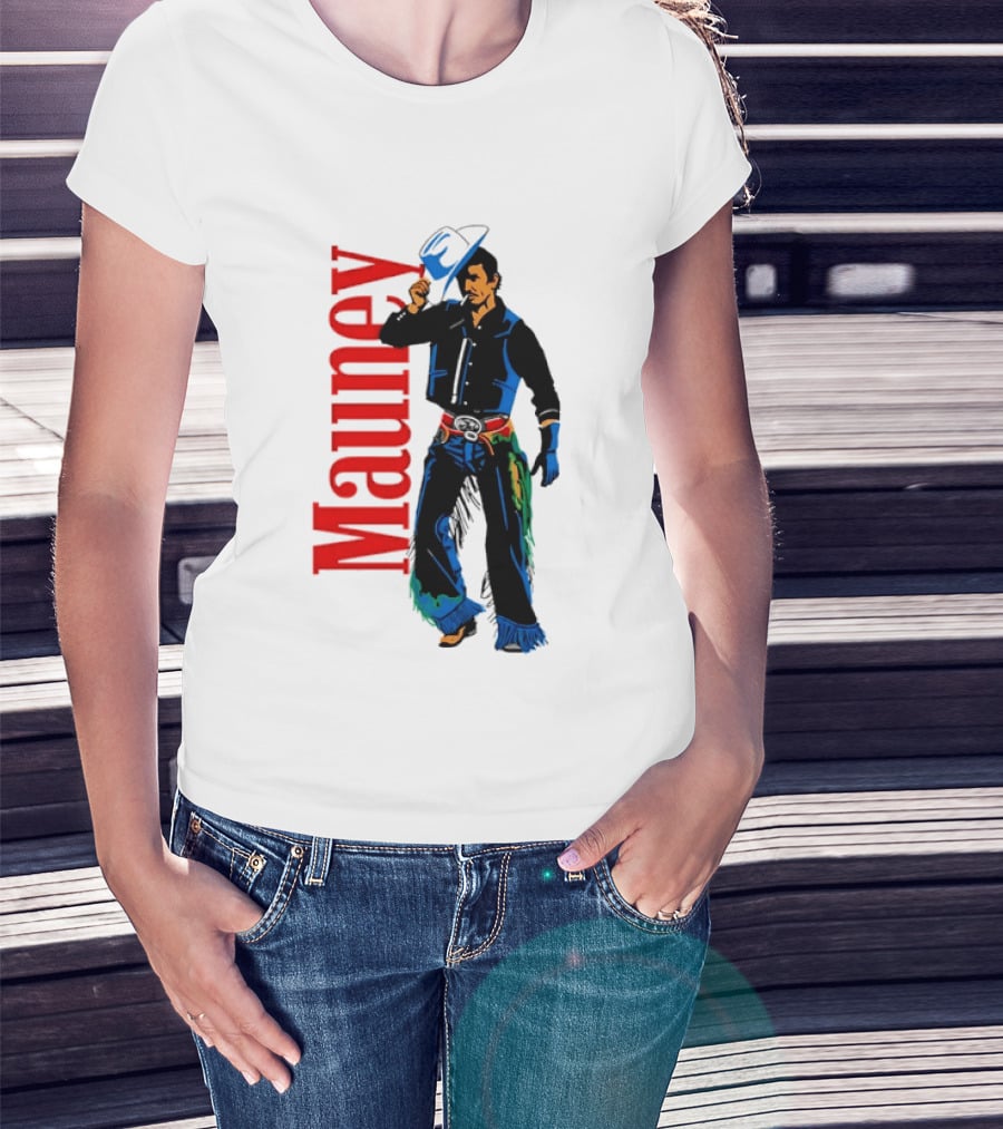 JB Mauney Bull Rider Cowboy Style Western T-Shirt
