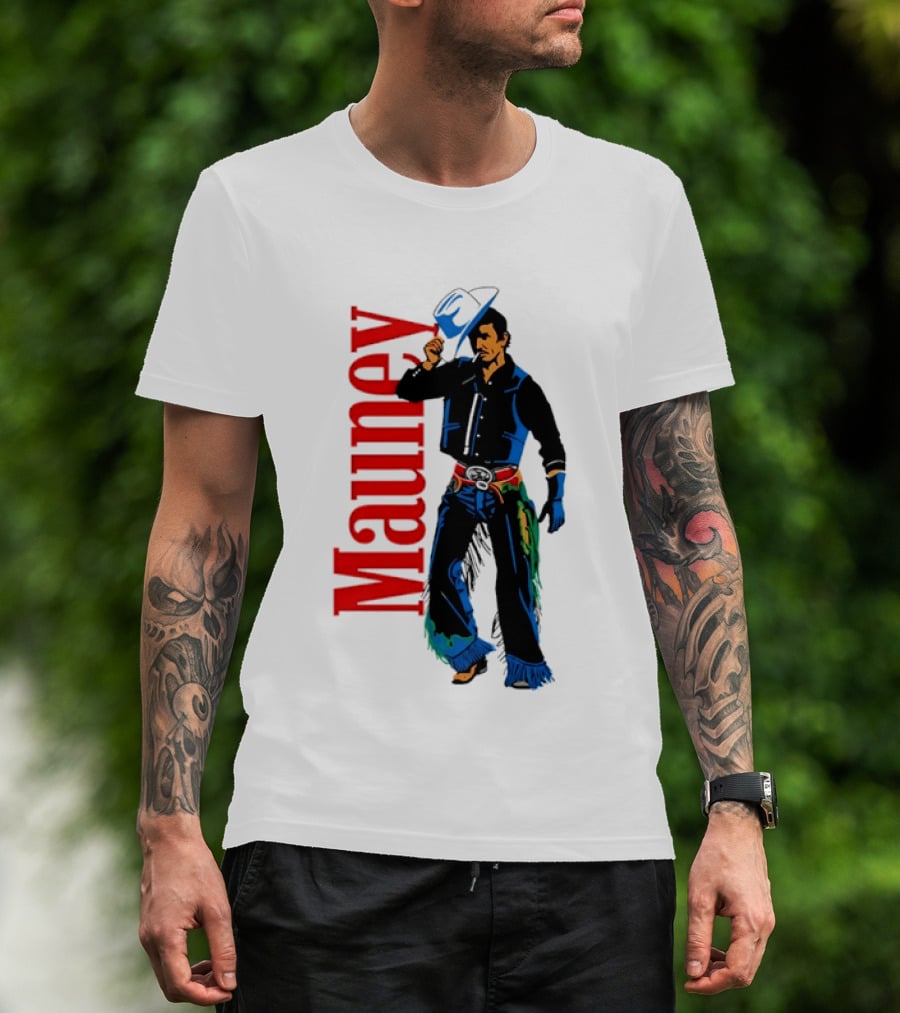 JB Mauney Bull Rider Cowboy Style Western T-Shirt