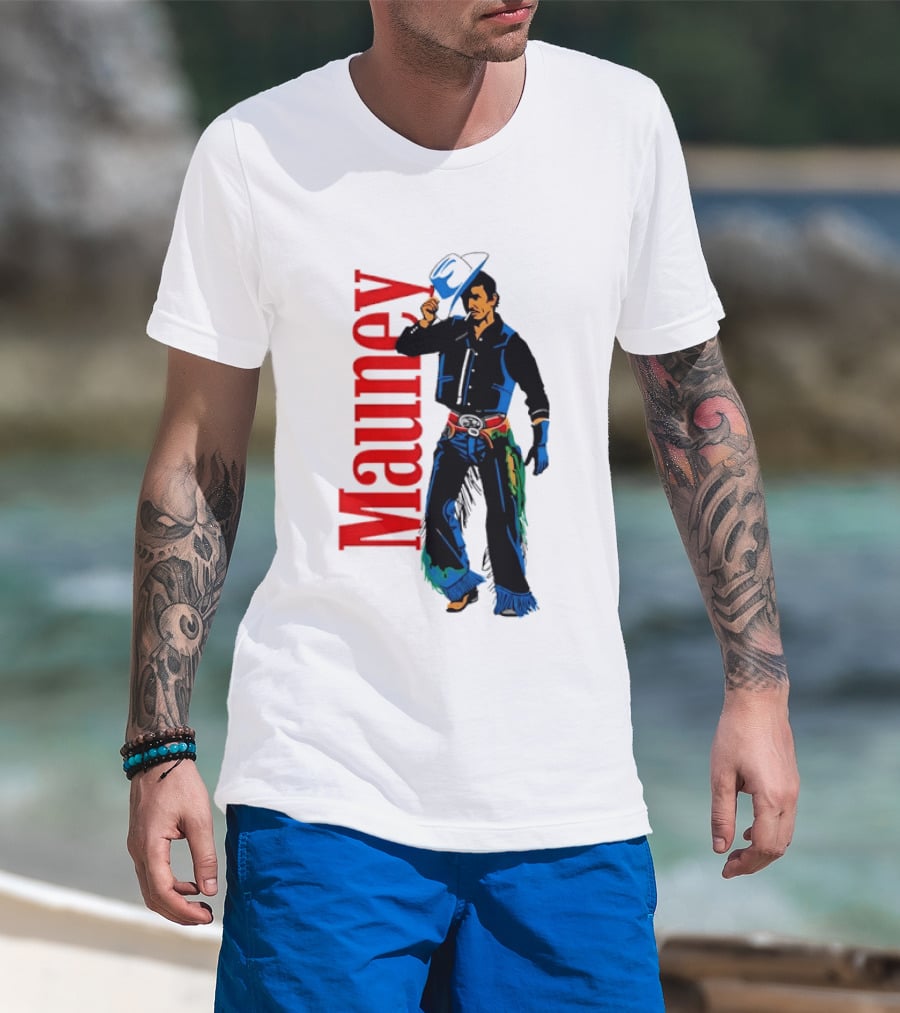 JB Mauney Bull Rider Cowboy Style Western T-Shirt