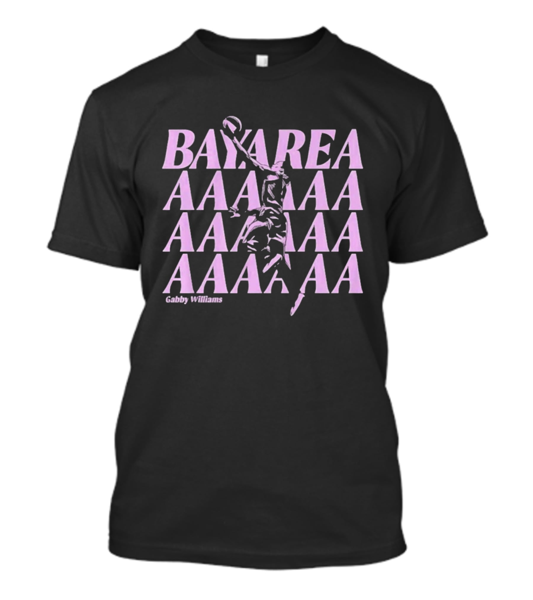 Gabby Williams Bay Areaaaa Basketball Iconic Dunk T-Shirt