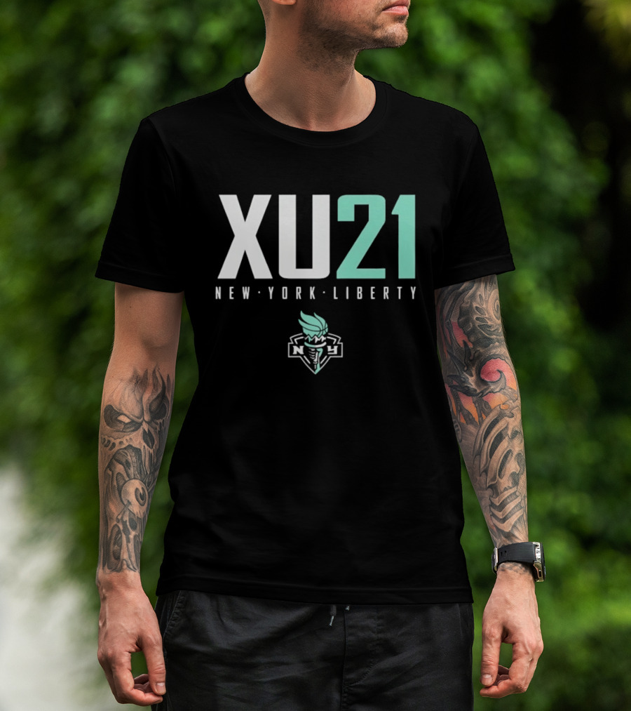 New York Liberty Xu 21 WNBA Basketball T-Shirt