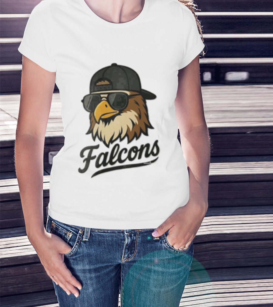Falcons Eagle Sunglasses Baseball Cap T-Shirt