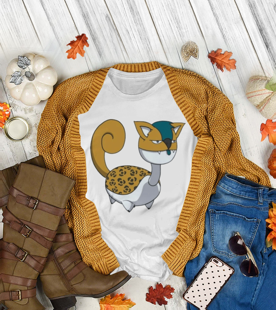 Jacksonville Jaguars Pokemon Fusion Cartoon T-Shirt