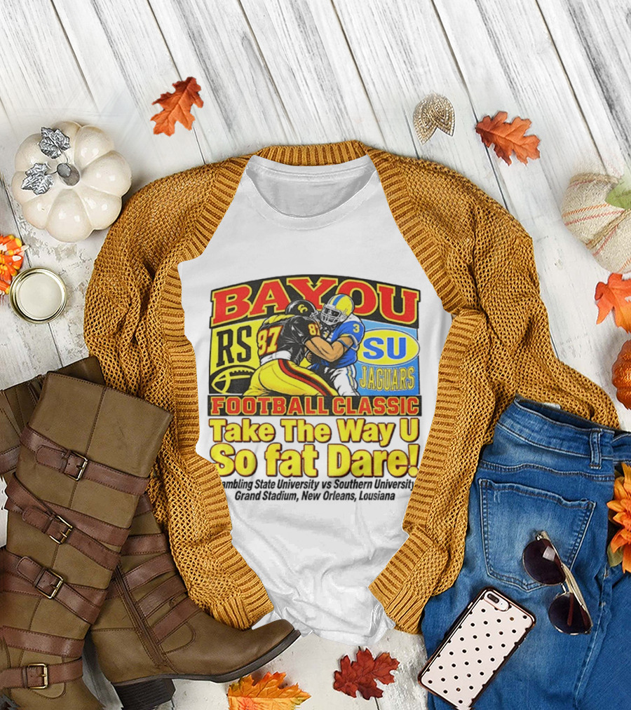 Bayou Classic Football Grambling State Vs Southern University Grand Stadium New Orleans T-Shirt