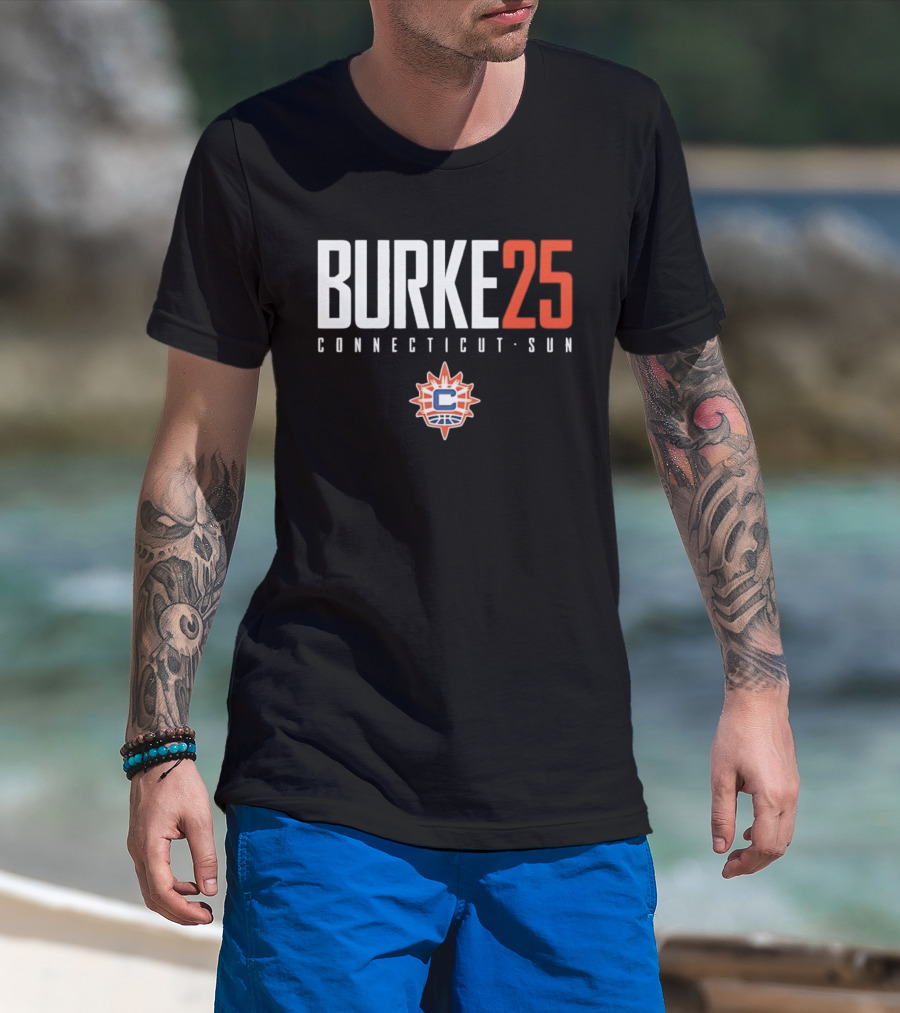 Connecticut Sun Burke 25 WNBA Basketball T-Shirt