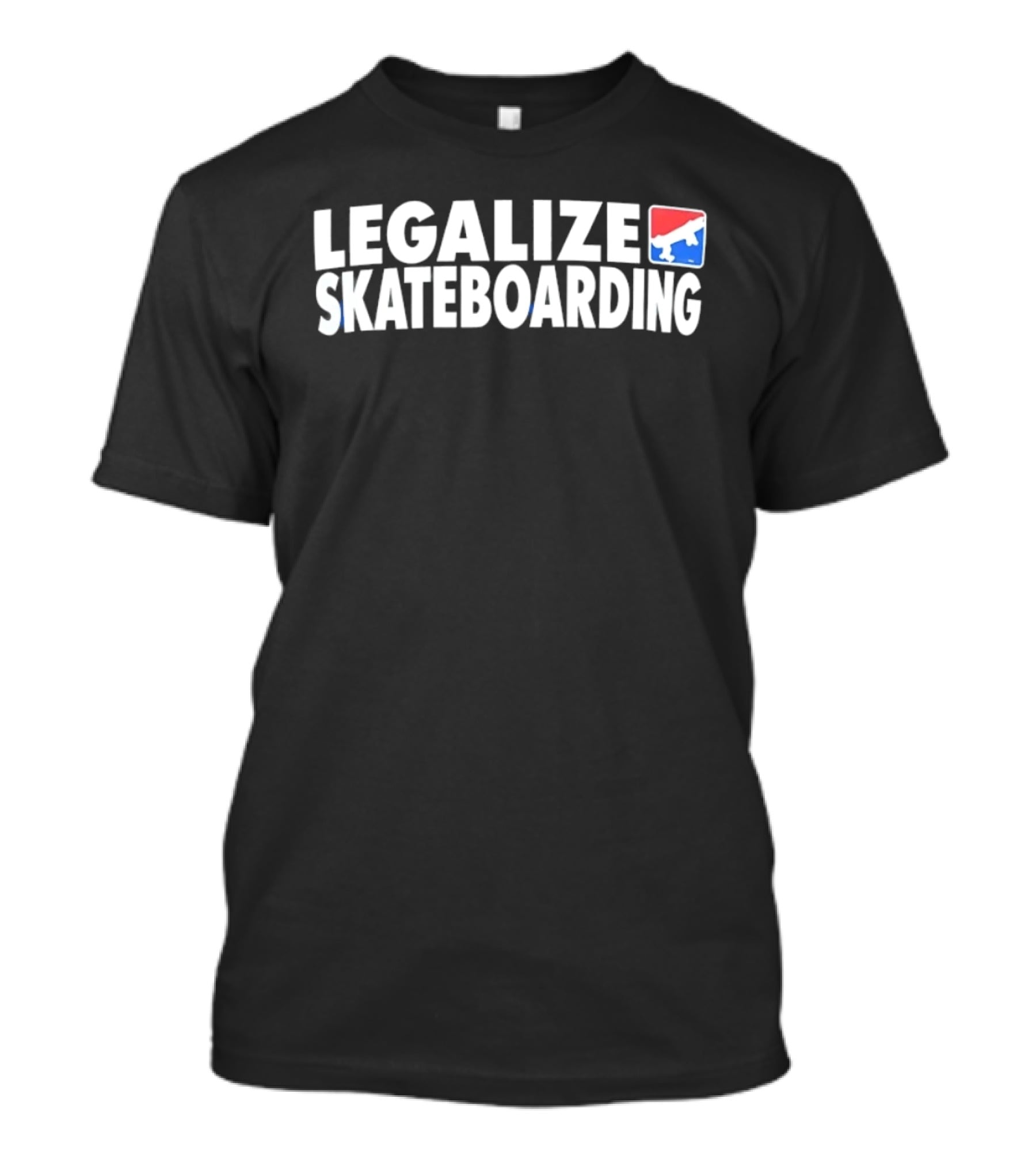 Legalize Skateboarding Skater Culture Movement T-Shirt