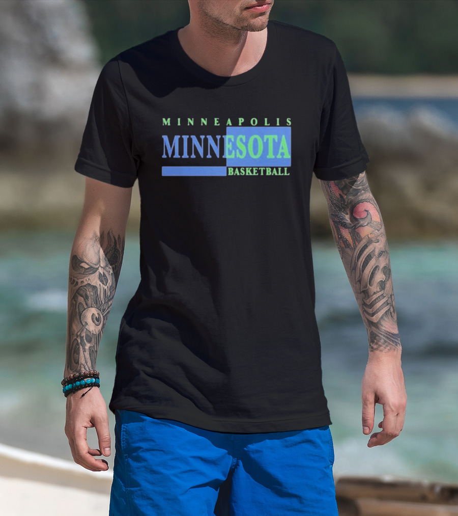 Minneapolis Minnesota Basketball Team Sports Fan Gear T-Shirt