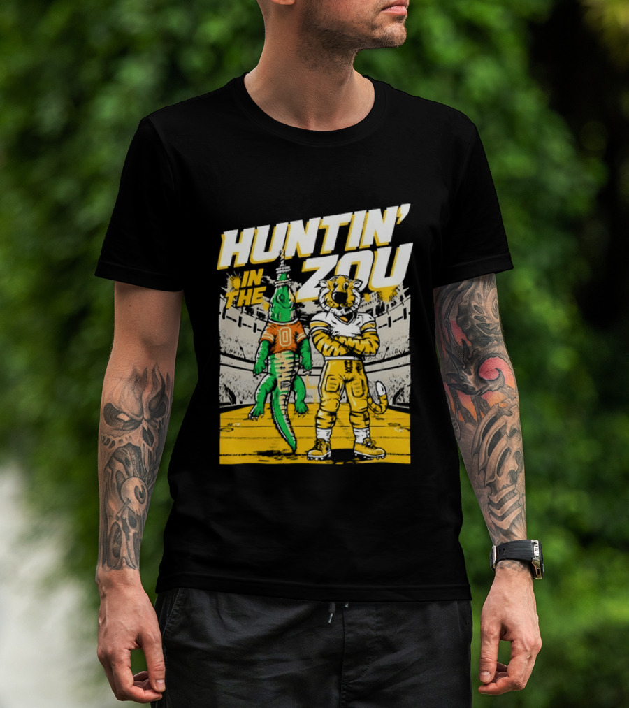 Huntin' In The Zou Missouri Tigers Stadium Rivalry T-Shirt