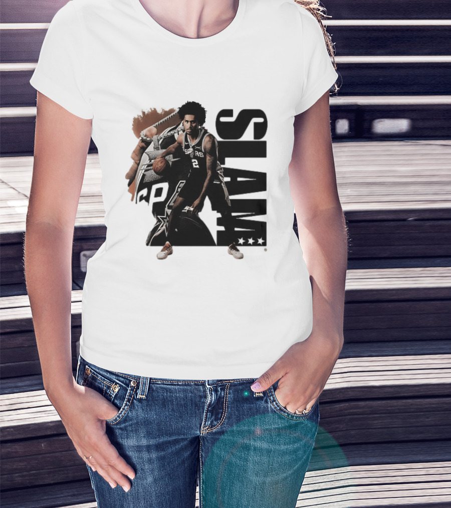 Dylan Harper 2 San Antonio Spurs SLAM 264 NBA Basketball T-Shirt