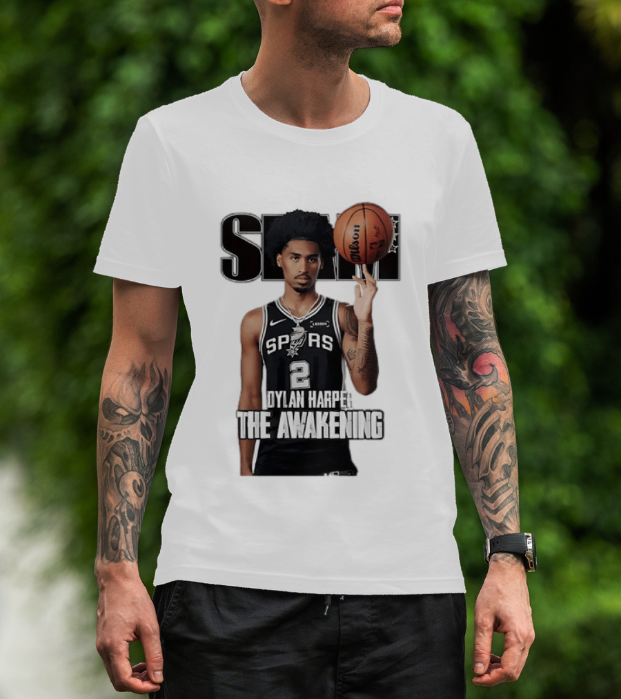 Dylan Harper 2 San Antonio Spurs The Awakening Slam NBA Basketball Cover T-Shirt