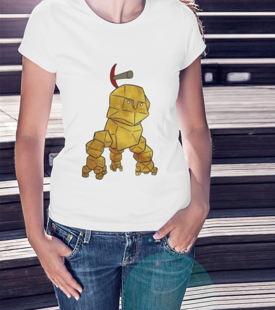 San Francisco 49ers Gold Rock Golem Miner Pickaxe T-Shirt
