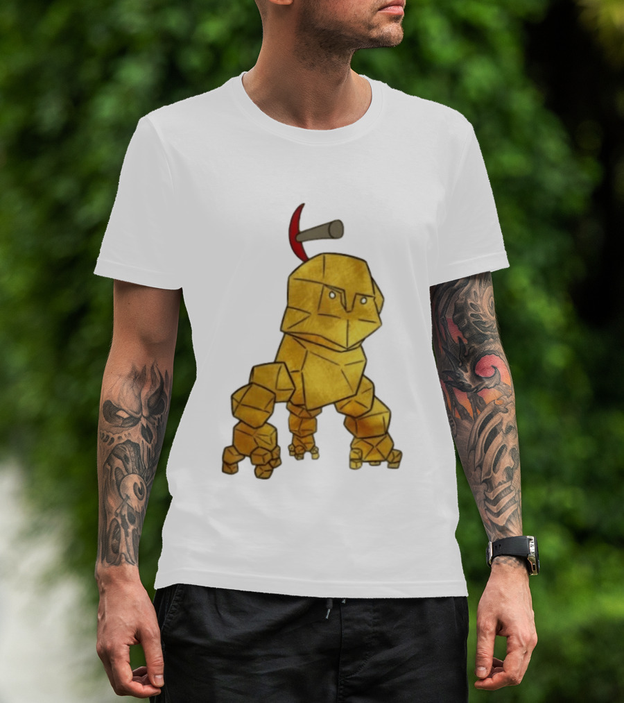 San Francisco 49ers Gold Rock Golem Miner Pickaxe T-Shirt