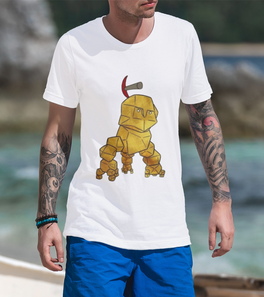 San Francisco 49ers Gold Rock Golem Miner Pickaxe T-Shirt
