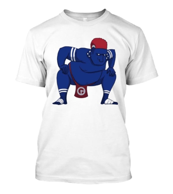 Hariyama Pokemon New York Giants Sumo Wrestler T-Shirt