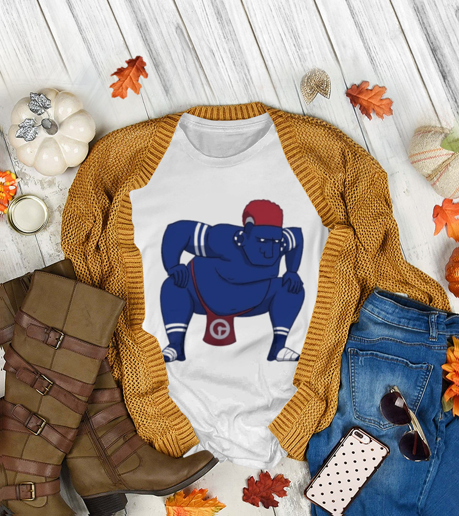 Hariyama Pokemon New York Giants Sumo Wrestler T-Shirt