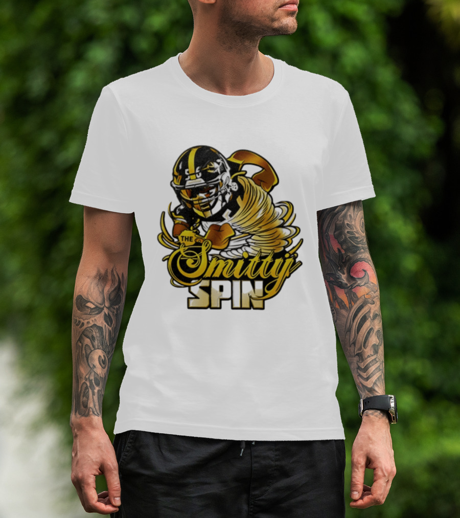 Smittyj Spin Alex Highsmith Pittsburgh Steelers Football T-Shirt