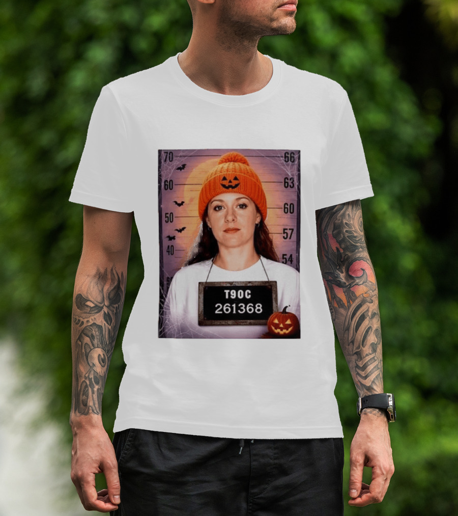 T90C Halloween Shot Pumpkin Hat 261368 T-Shirt