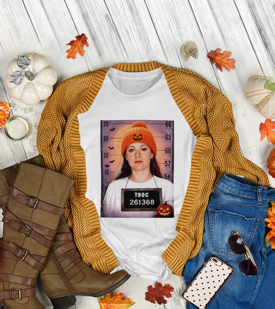 T90C Halloween Shot Pumpkin Hat 261368 T-Shirt