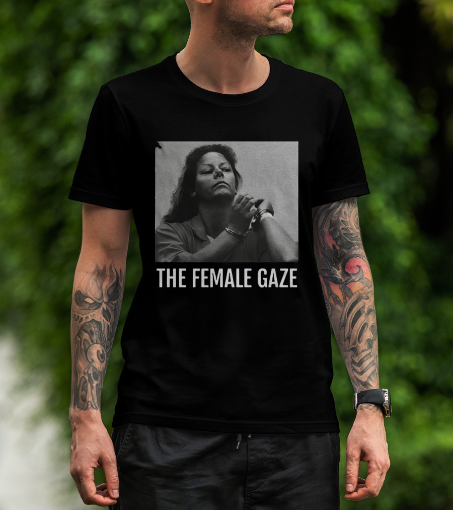 The Female Gaze Aileen Wuornos Handcuffed Monochrome T-Shirt