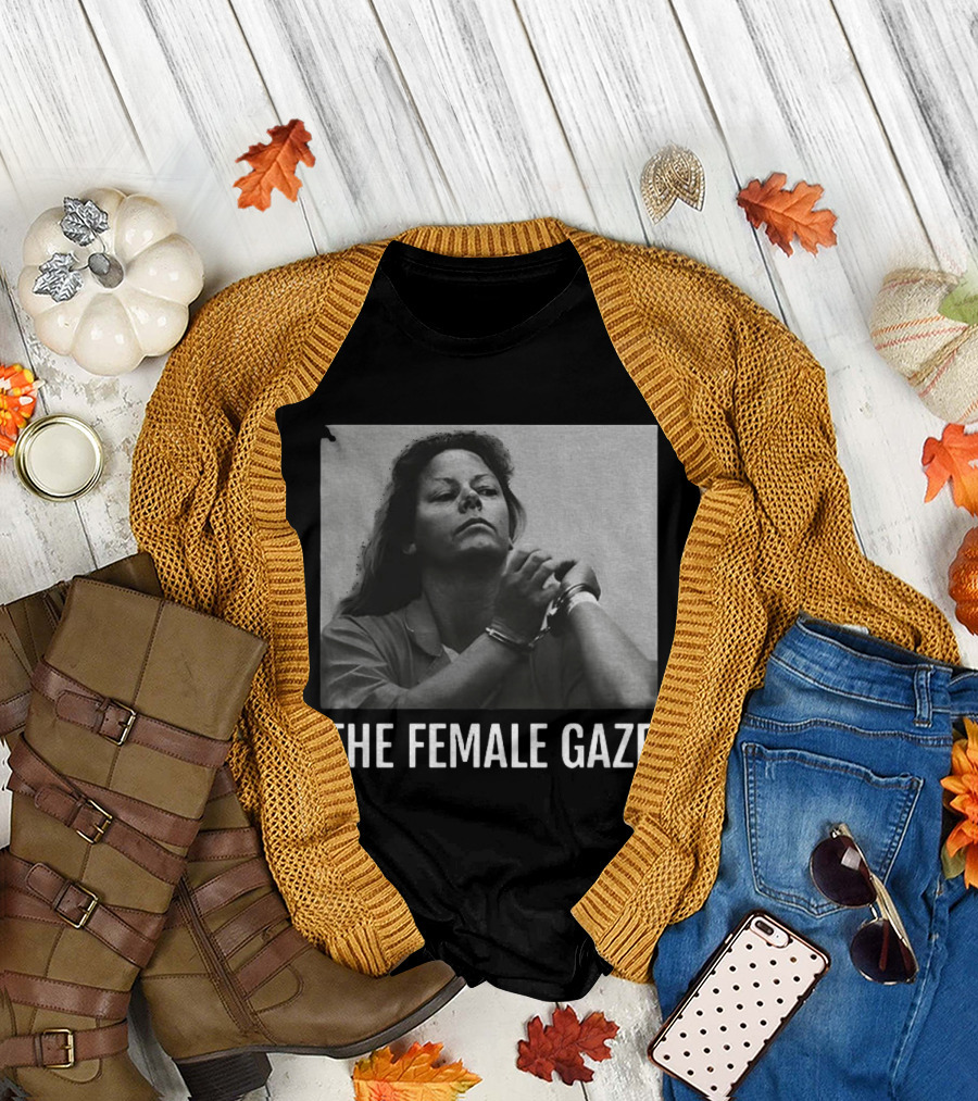 The Female Gaze Aileen Wuornos Handcuffed Monochrome T-Shirt