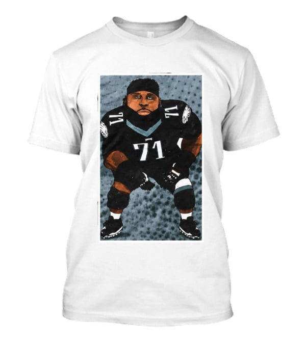 Lane Johnson Jason Peters Philadelphia Eagles Number 71 Football Player T-Shirt